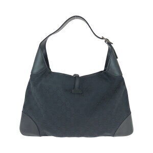 Gucci canvas Tan GG Beige black bag handbag shoulder Jackie